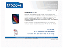Tablet Screenshot of discom-shop.fr